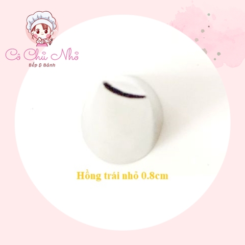 Đui gia công - Hồng trái nhỏ 0.8cm