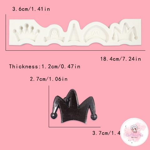 Khuôn Silicon mẫu đầu chuột mickey (gái) - 3231-1