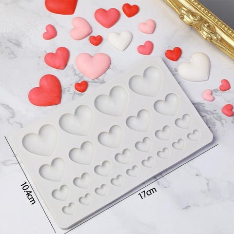 Khuôn Silicon tim khuôn chữ nhật (hàng đẹp)