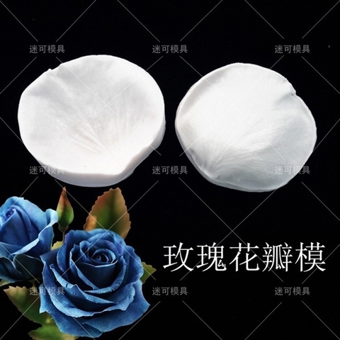 Khuôn Silicon gân cánh hoa hồng, hoa súng nhiều mẫu