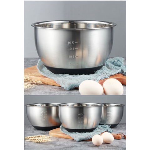 Âu trộn bột đế silicon