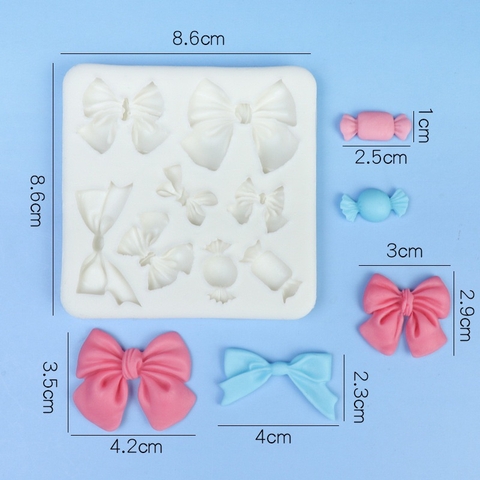 Khuôn Silicon nơ kẹo