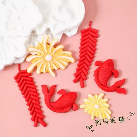 Khuôn silicon trang trí tết