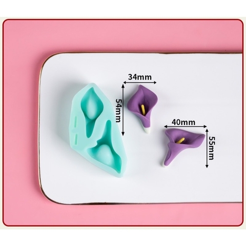 Khuôn silicon hoa loa kèn