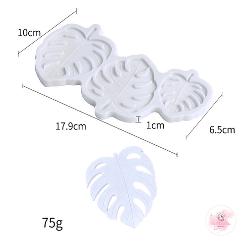 Khuôn Silicon 3 lá bụi (loại đẹp)