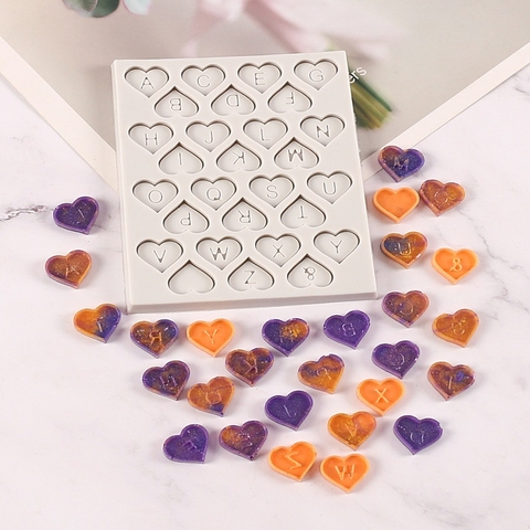 Khuôn Silicon chữ hình tim nhỏ