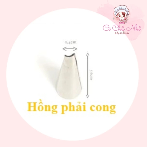 Đui gia công - Hồng phải cong
