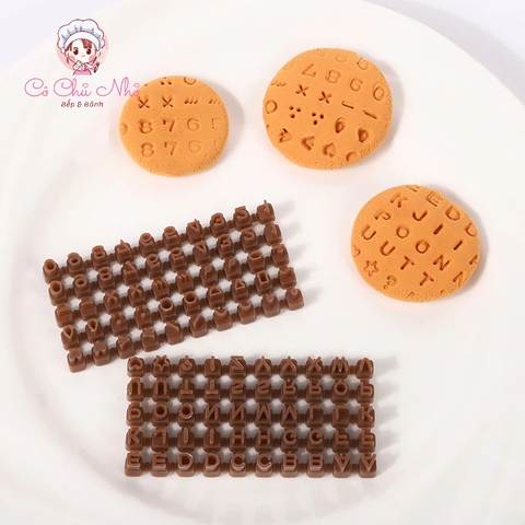 Khuôn nhấn chữ cookies các mẫu