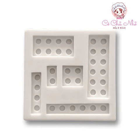 Khuôn Silicon mẫu lego nhỏ 0973