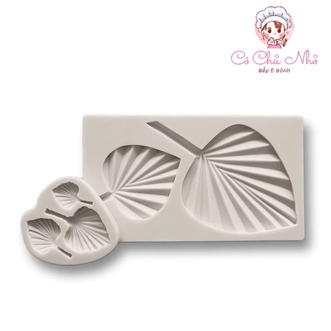Khuôn Silicon 3 lá cọ nhỏ