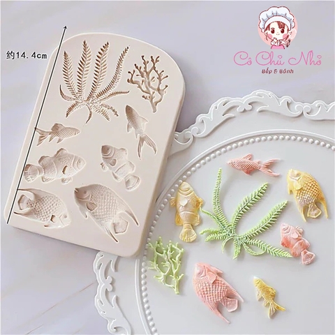 Khuôn Silicon sinh vật biển mẫu