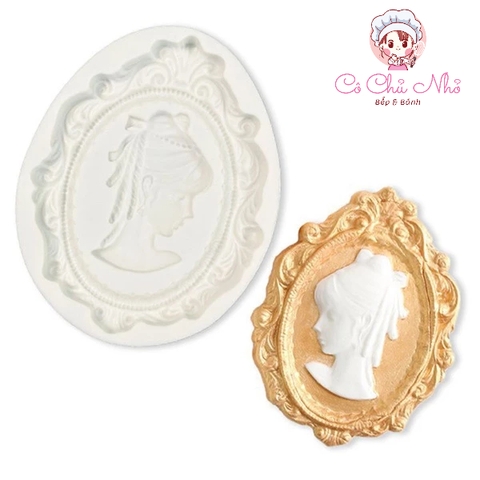 Khuôn Silicon khung gương cô gái