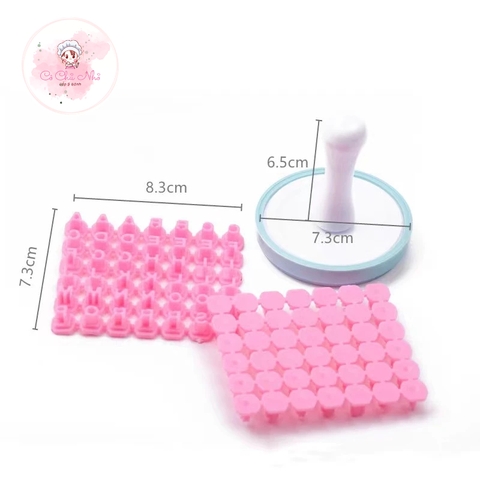 Bộ khuôn nhấn bánh quy 26 chữ
