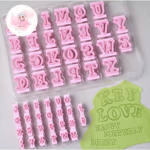 Khuôn nhấn tạo hình chữ