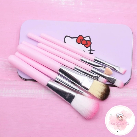 Cọ trang điểm mặt chibi, đất sét