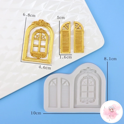 Khuôn Silicon 2 khung cửa tạo hình