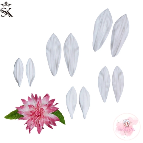 Bộ khuôn silicon hoa thược dược - SK