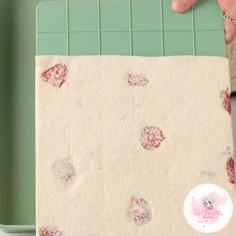 Khuôn Kẹo Nouga Màu Xanh 3 Tấm Chia Ô (Không Cây Lăn)