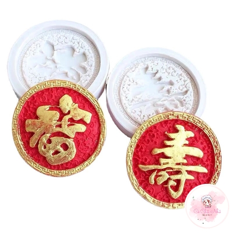 Khuôn Silicon hình chữ thọ, phúc