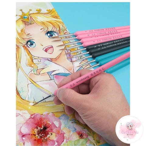 Cọ vẽ hồng (cọ nét)