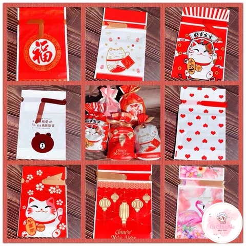 Set 50 túi rút mèo các mẫu