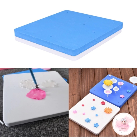 MÚT LÓT MIẾT HOA XANH,TRẮNG