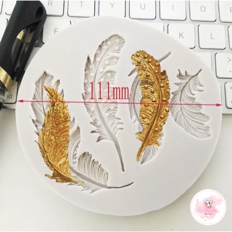 Khuôn silicon lông vũ