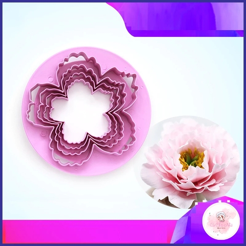 Bộ khuôn cắt hình hoa màu tím nhiều mẫu