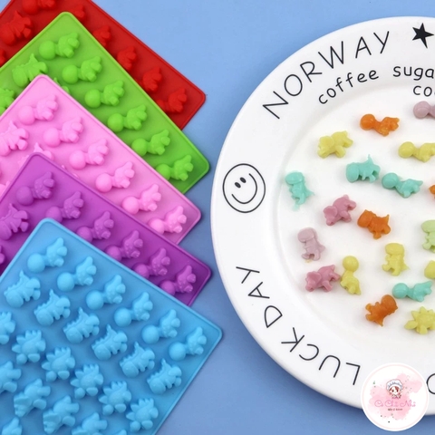 Khuôn silicon làm thạch, kẹo dẻo, chipchip