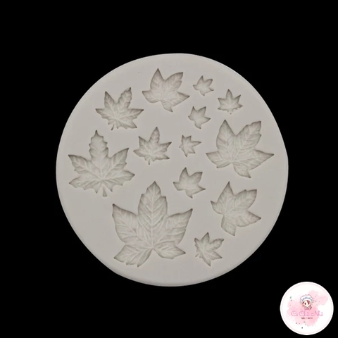 Khuôn silicon Lá phong tròn - 133461