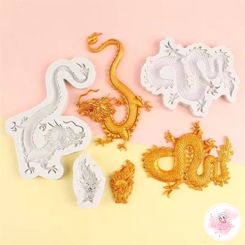 Khuôn silicon hình con rồng