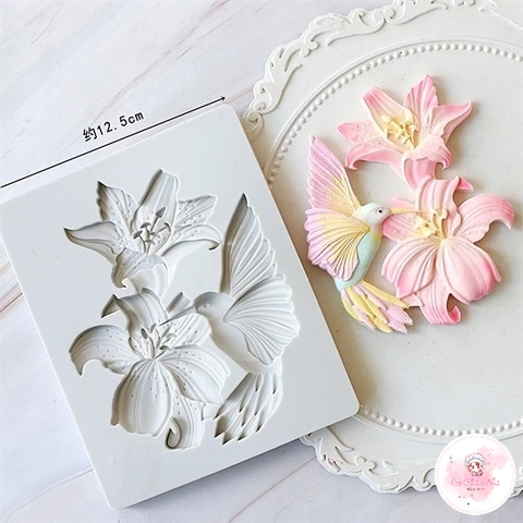 Khuôn Silicon chim hút mật