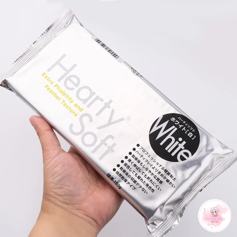 Đất Sét Nhật Tự Khô 180g Hearty Soft – Bột Giấy Mịn, Làm Hoa/Handmade