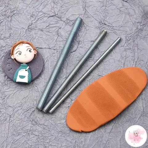 Bộ dụng cụ tạo vân đất sét (làm tóc búp bê)