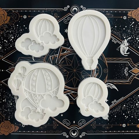 Khuôn silicon Bộ 4 món khinh khí cầu