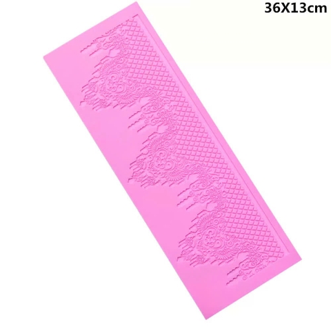 Khuôn silicon tấm ren họa tiết 01 36x13cm