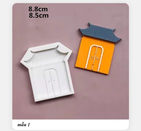 Khuôn Silicon chủ đề ngôi nhà mẫu