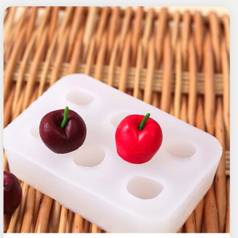 Khuôn Silicon 6 quả cherry