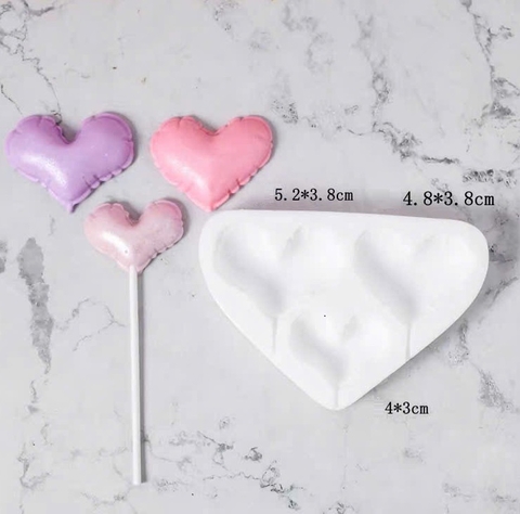 Khuôn silicon mây, sao, tim