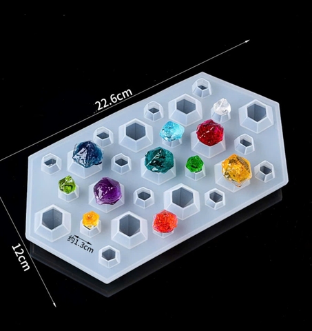 Khuôn Silicon nhiều viên đá quý