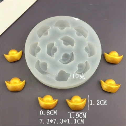 Khuôn Silicon đồng xu, vàng