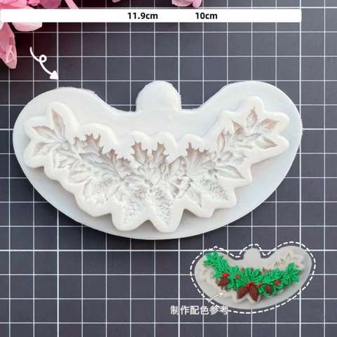 Khuôn silicon lá tầm gửi (MM-4710)