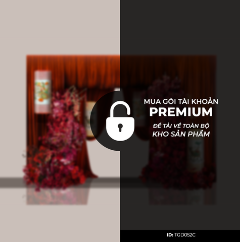 Cổng Tư Gia Tone Đỏ TGD052C