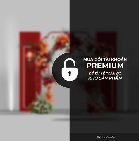 Cổng Tư Gia Tone Đỏ TGD020C