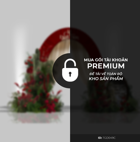 Cổng Tư Gia Tone Đỏ TGD049C