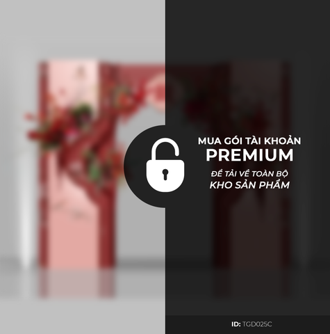 Cổng Tư Gia Tone Đỏ TGD025C