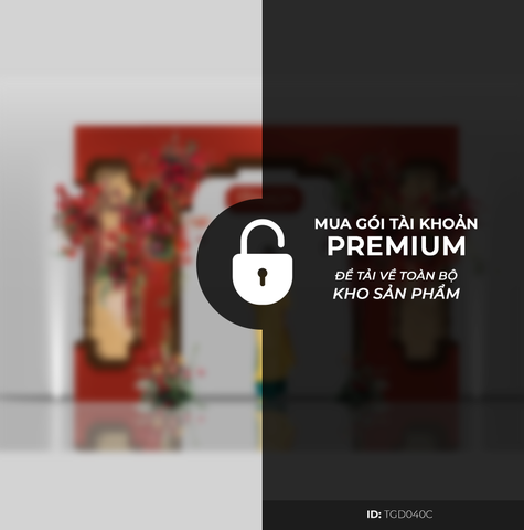 Cổng Tư Gia Tone Đỏ TGD040C