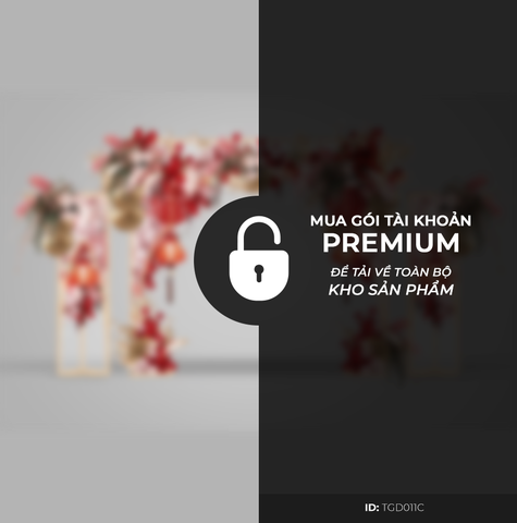 Cổng Tư Gia Tone Đỏ TGD011C