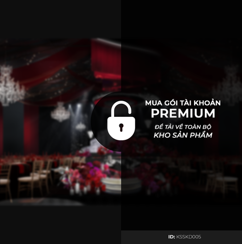 Sân Khấu Khách Sạn Tone Đỏ KSD005SK