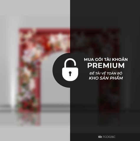 Cổng Tư Gia Tone Đỏ TGD026C